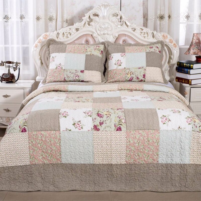 Jcp Hometex Inc English Roses Quilt Set Wayfair