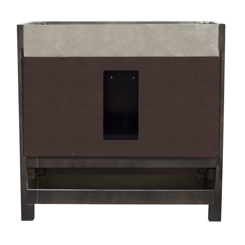 Red Barrel Studio Ena Transitional Floor Mount 35 5 Single Bathroom Vanity Set Wayfair