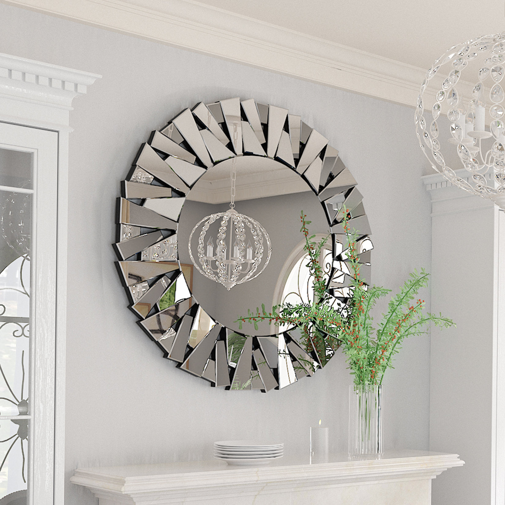 Mercer41 Imiya Round Wall Mirror | Wayfair