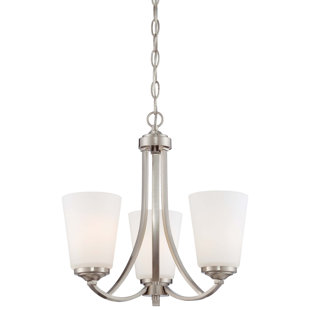 Go to store & view more images Mildred 3-Light Shaded Chandelier by Andover Mills