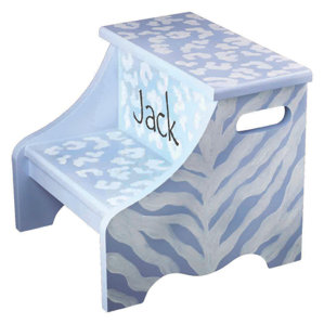 Safari Personalized Step Stool by Renditions by Reesa