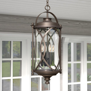 Best Ginsburg 3-Light Hanging Lantern By Bungalow Rose Outdoor Lighting Ginsburg 3-Light Hanging Lantern By Bungalow Rose Outdoor Lighting