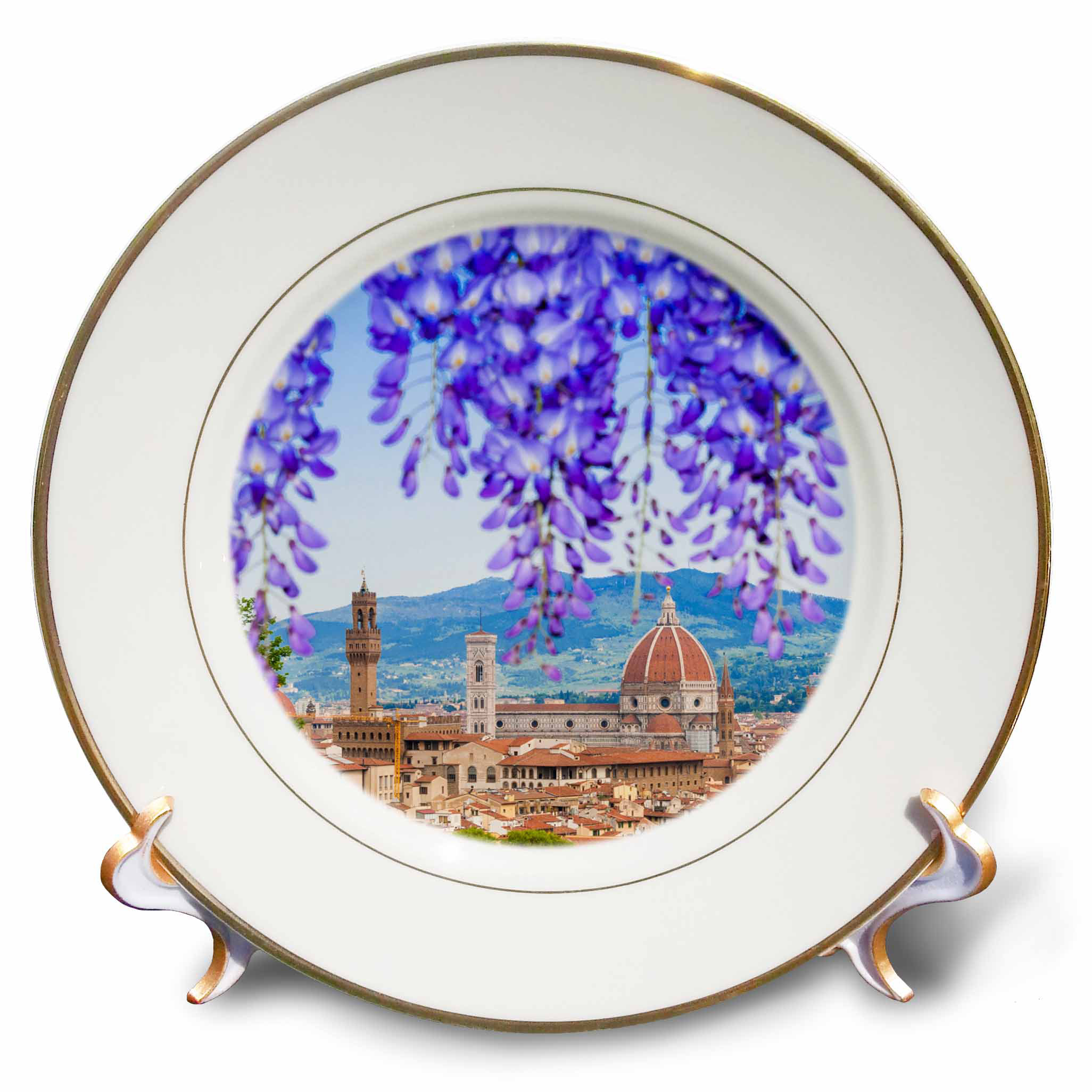 East Urban Home City Center Of Florence Firenze Unesco Tuscany Italy Porcelain Decorative Plate Wayfair