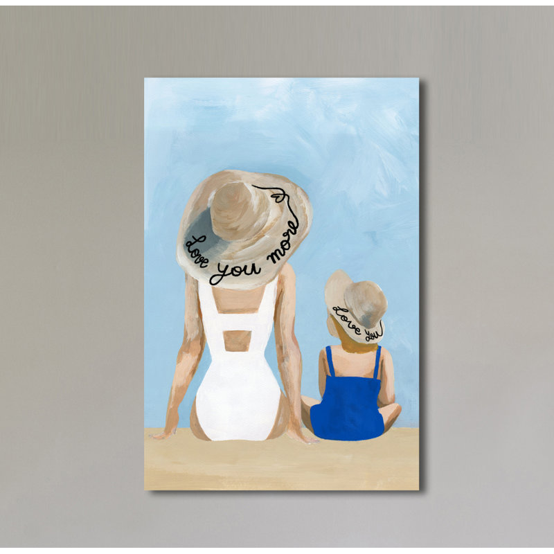 Highland Dunes Love You More Watercolor Painting Print On