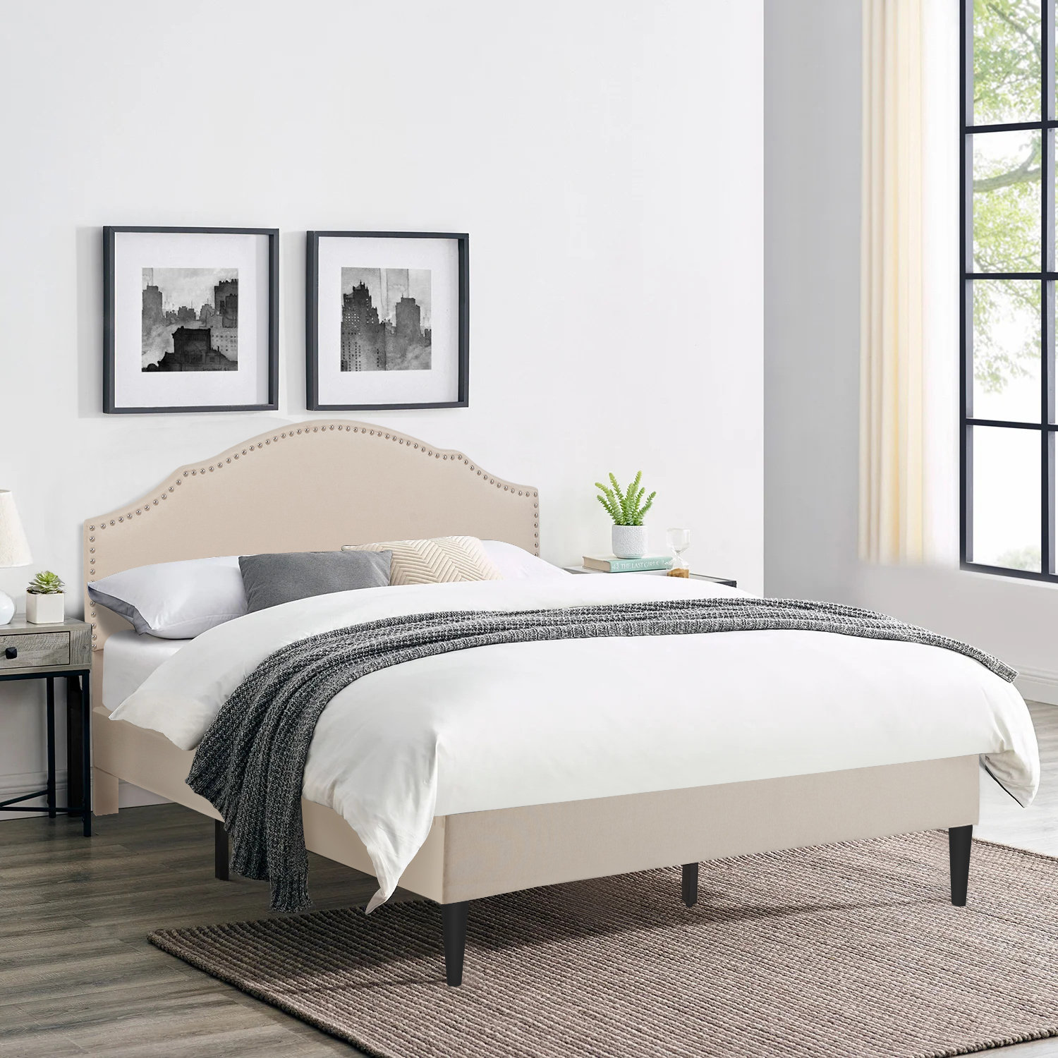 Winston Porter Kel Upholstered Bed Wayfair