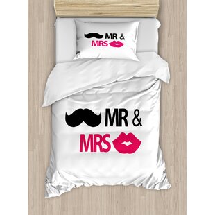 Home & Living Bedding Duvet Covers Personalized Mr Mrs His and Hers Bedding bed Comfoter 