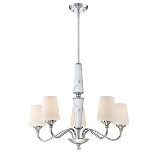 Go to store & view more images Maegan 5-Light Shaded Chandelier by Mercer41