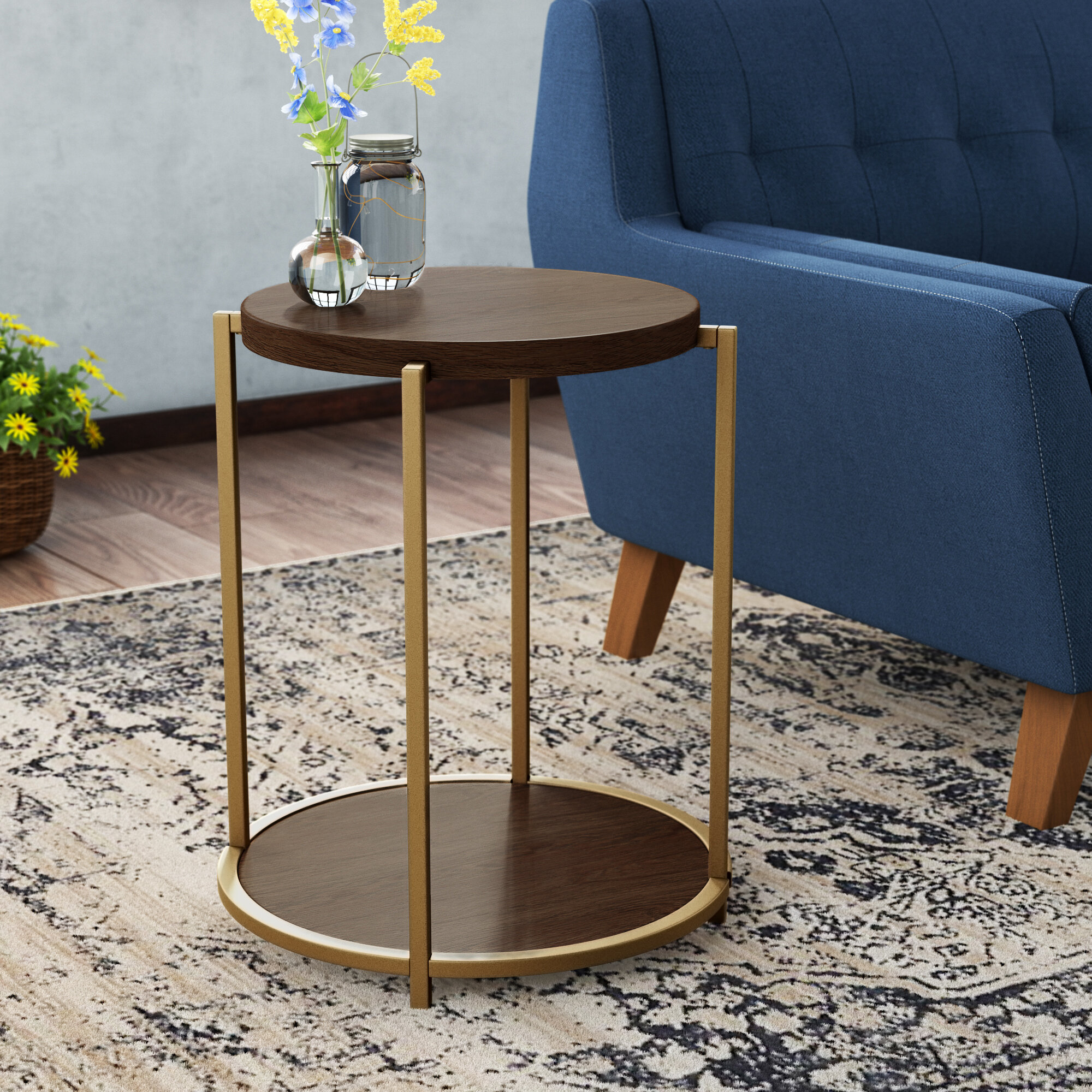 Gracie Oaks Lakedra 24'' Tall End Table | Wayfair