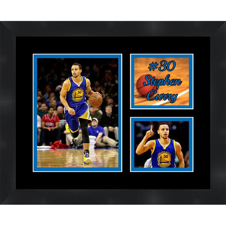 Black Frames by Mail Stephen Curry Golden State Warriors Framed & Matted Collage 11 x 14