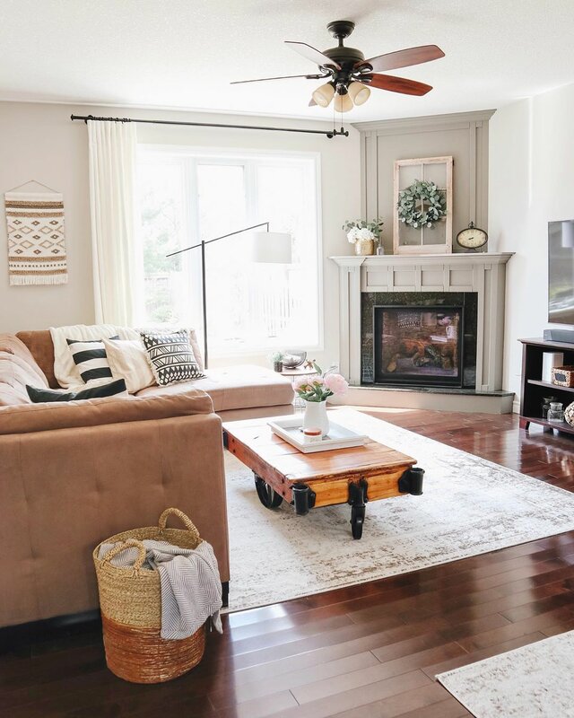 Traditional Living Room Design Photo by Wayfair Canada