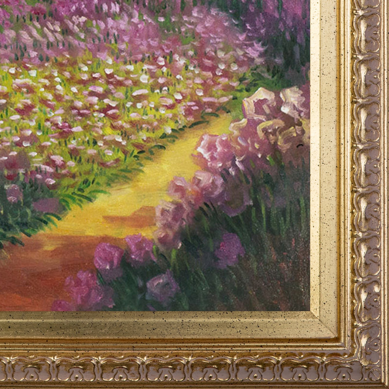 Tori Home Artist S Garden At Giverny By Claude Monet Picture Frame