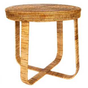 Davis Rattan End Table by Bay Isle Home