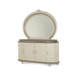 Overture 8 Drawer Dresser and Mirror by Michael Amini (AICO)