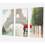 Couple Under Umbrella Painting Wayfair