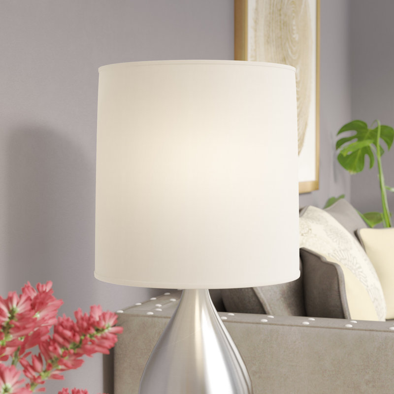 off white drum lamp shade