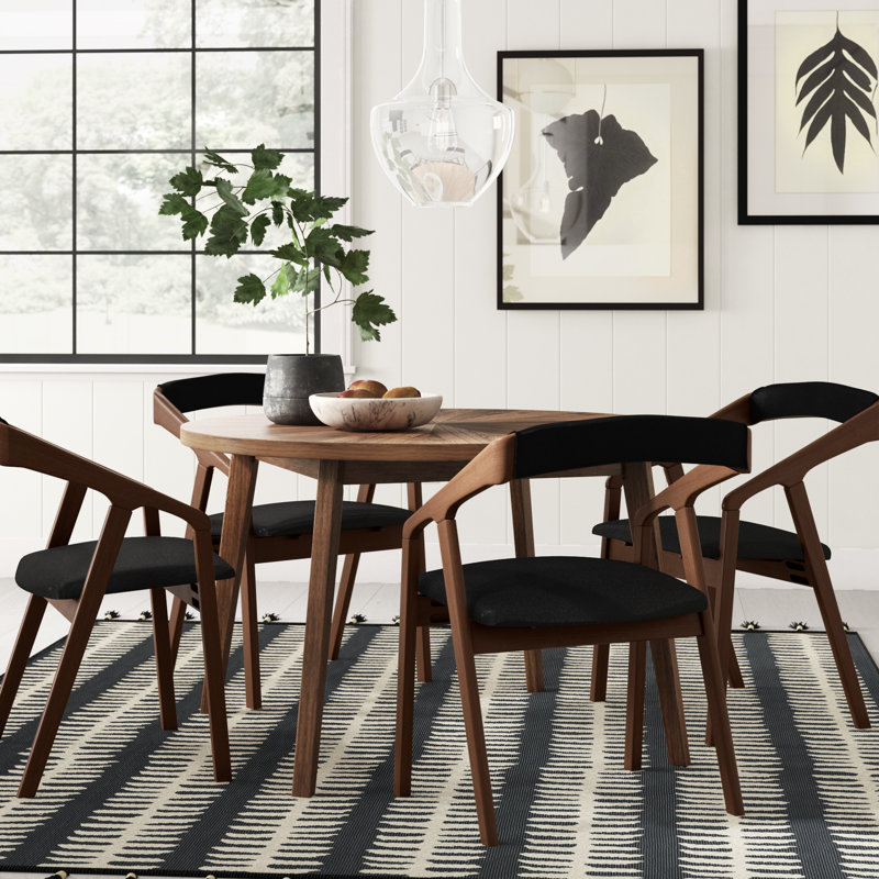 Averi Mid Century Modern 5 Piece Breakfast Nook Dining Set Reviews Allmodern