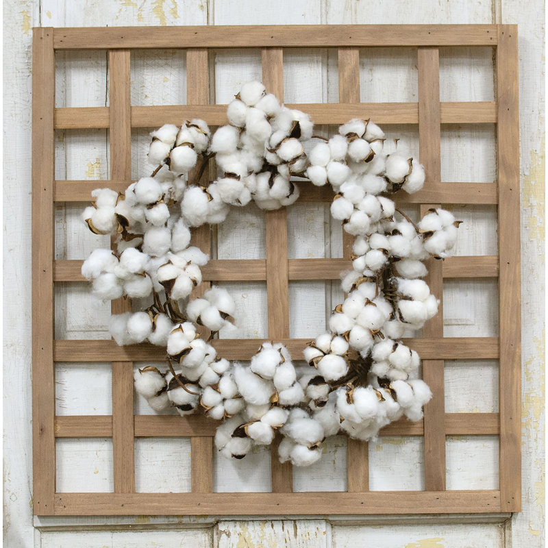 August Grove 20 Cotton Wreath Reviews Wayfair
