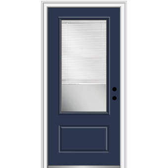 Verona Home Design Full Lite Ready To Install Fiberglass Prehung