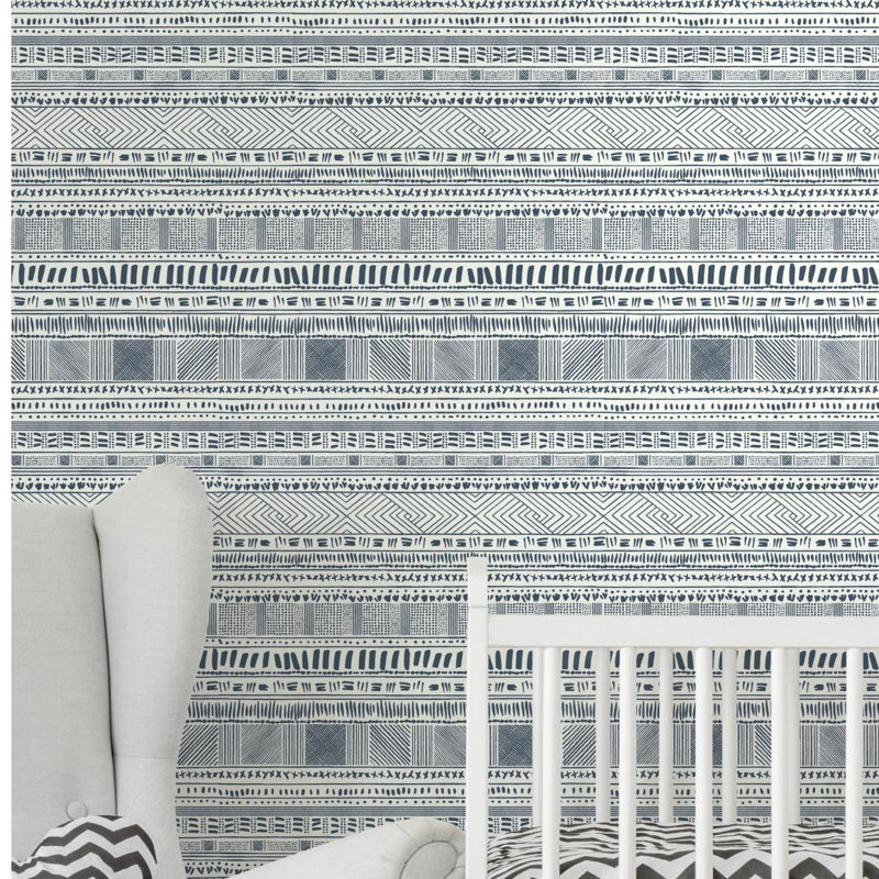 Tribal Print 33 L X 20 5 W Wallpaper Roll Allmodern