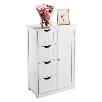 Brumback 22'' W x 32'' H x 12'' D Free-Standing Bathroom Cabinet