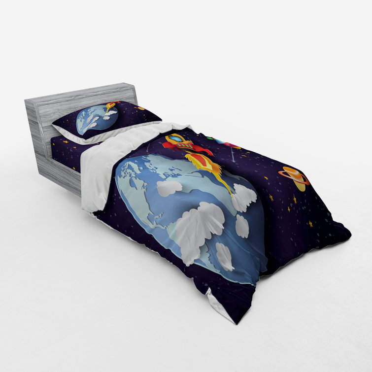 outer space twin bedding