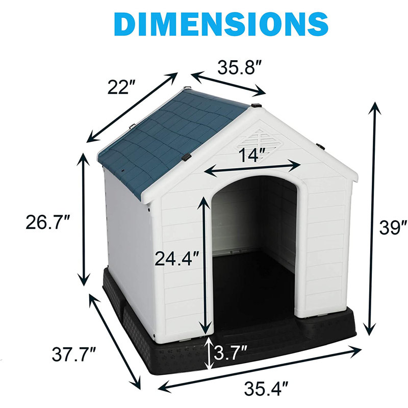 dog house dimensions