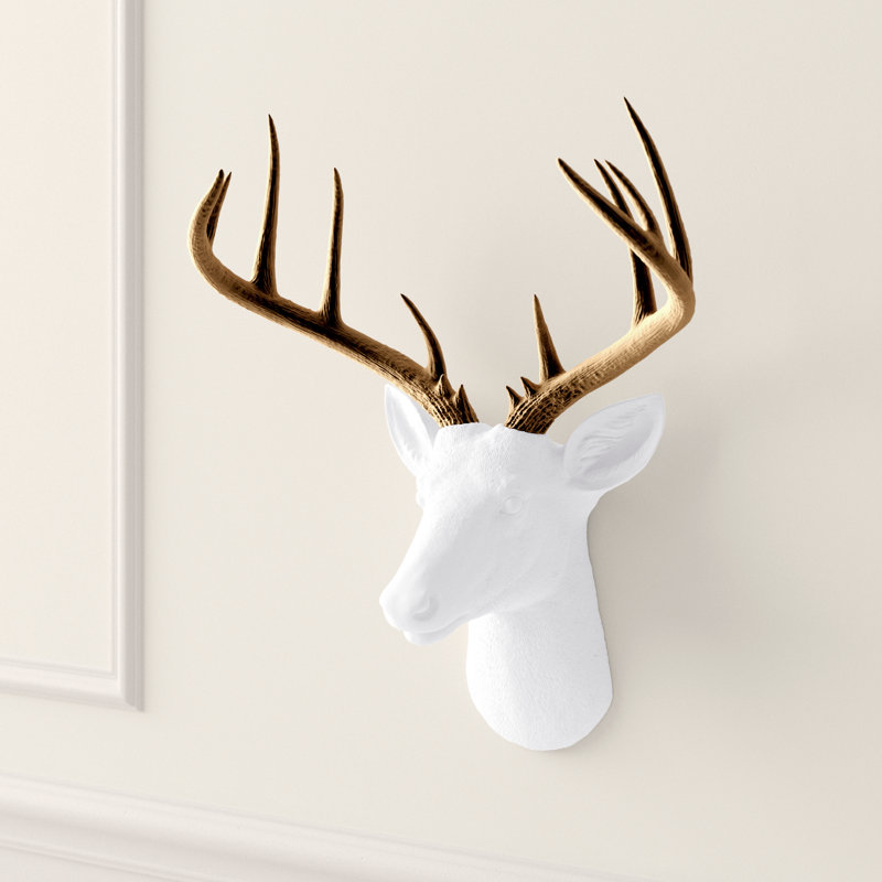 Addingham Deer Head Faux Taxidermy Wall Decor Reviews Joss Main