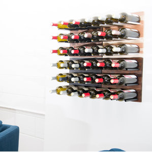 36 Bottle Traditional Wall Mounted Wine Rack by VintageView