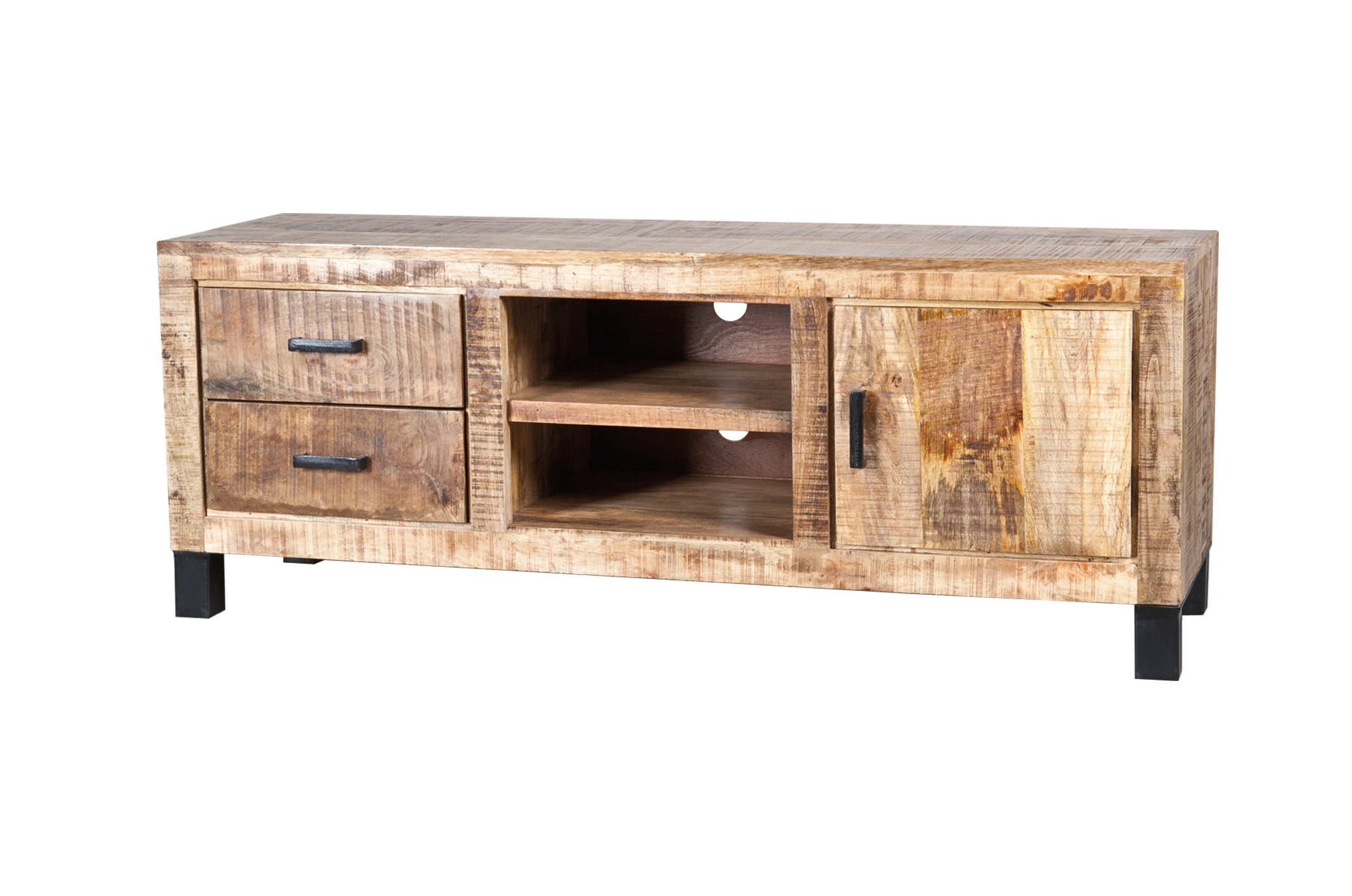 Livia Rustic Wooden Media Cabinet L Ventura Wayfair Livia Rustic Wooden Media Cabinet L