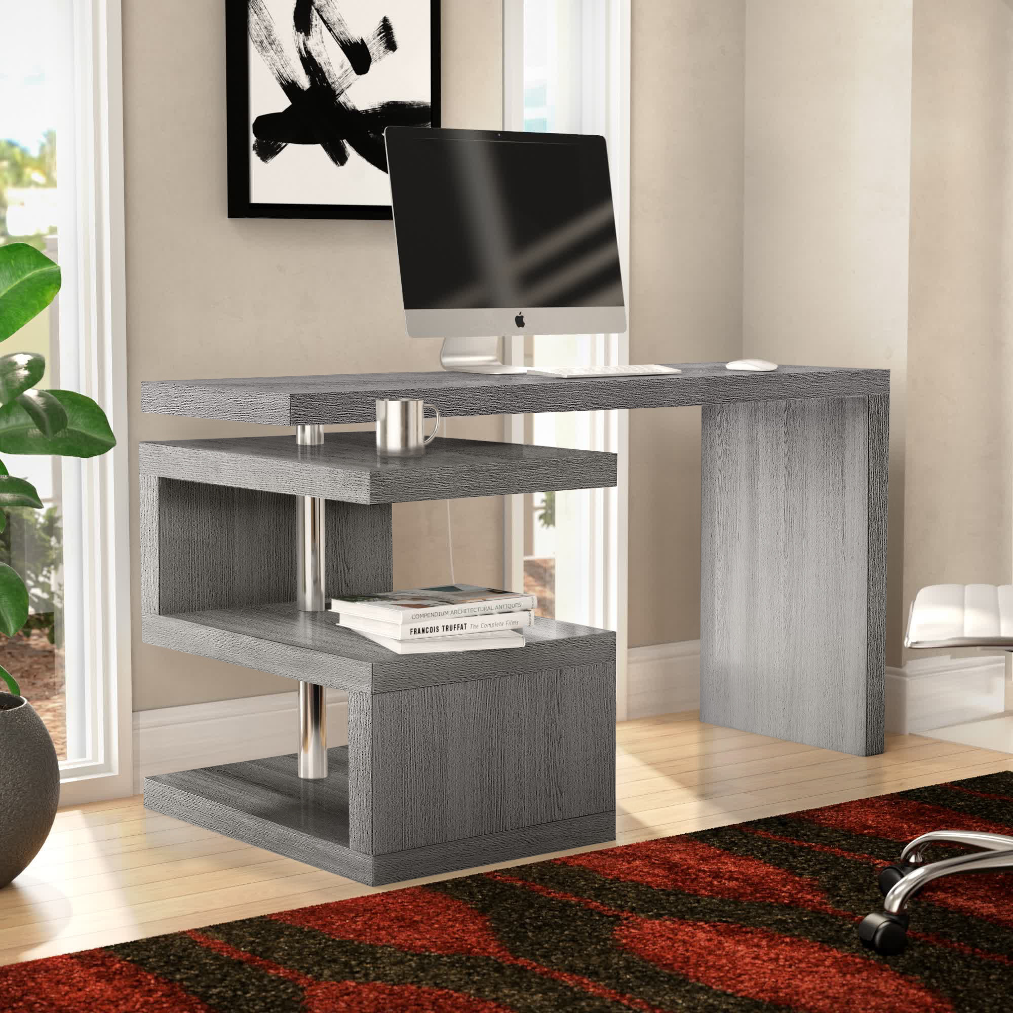 demetra l shaped desk