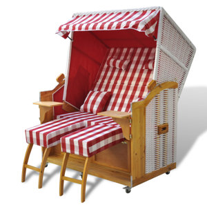 Strandkorb mit Kissen von Home Etc