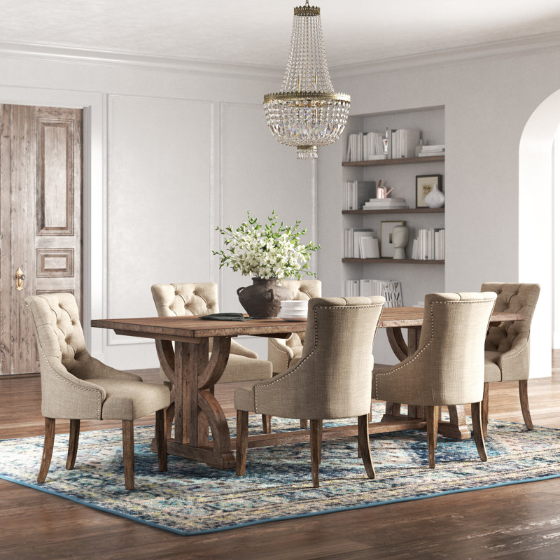 black aluminum dining table