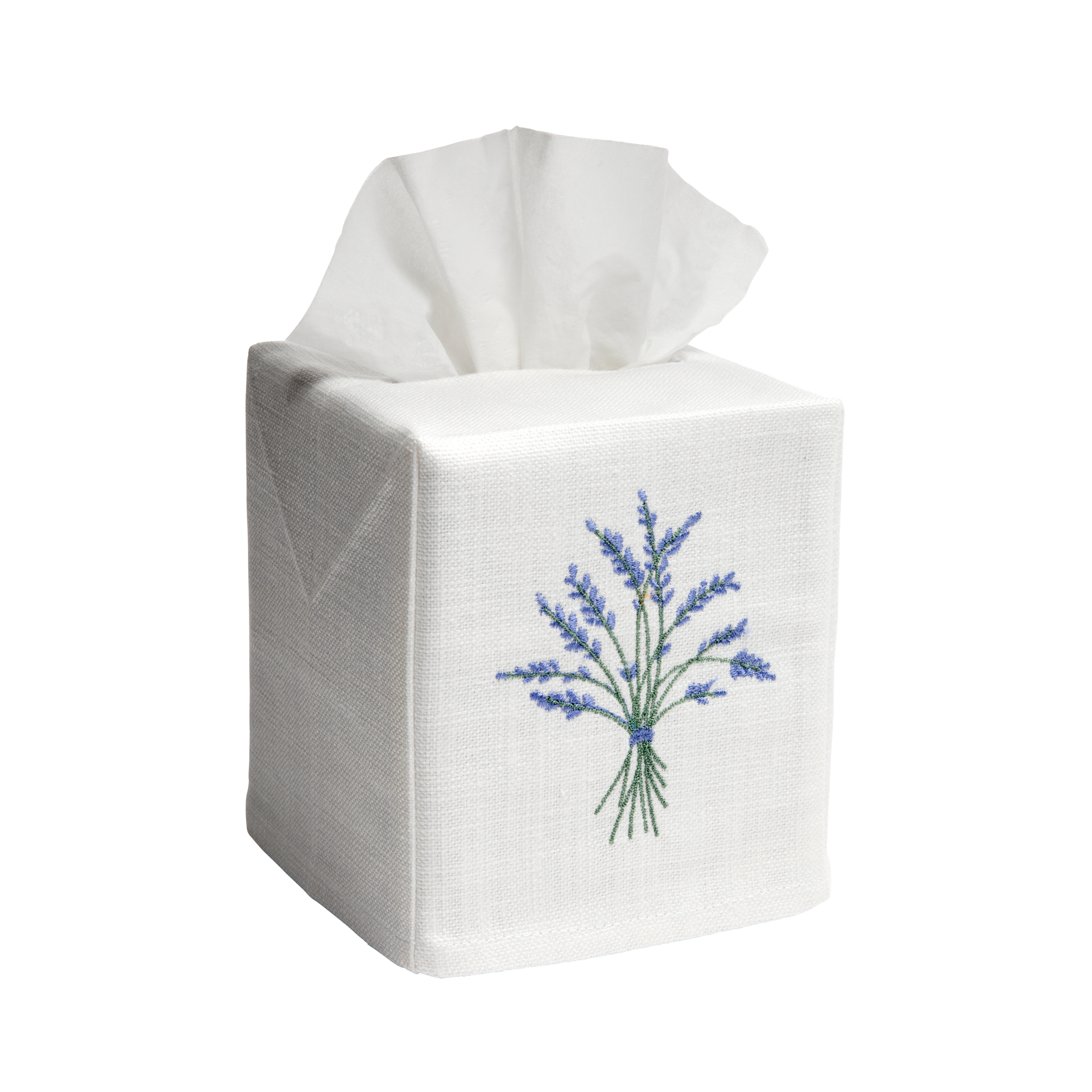 lavender tissue box cover