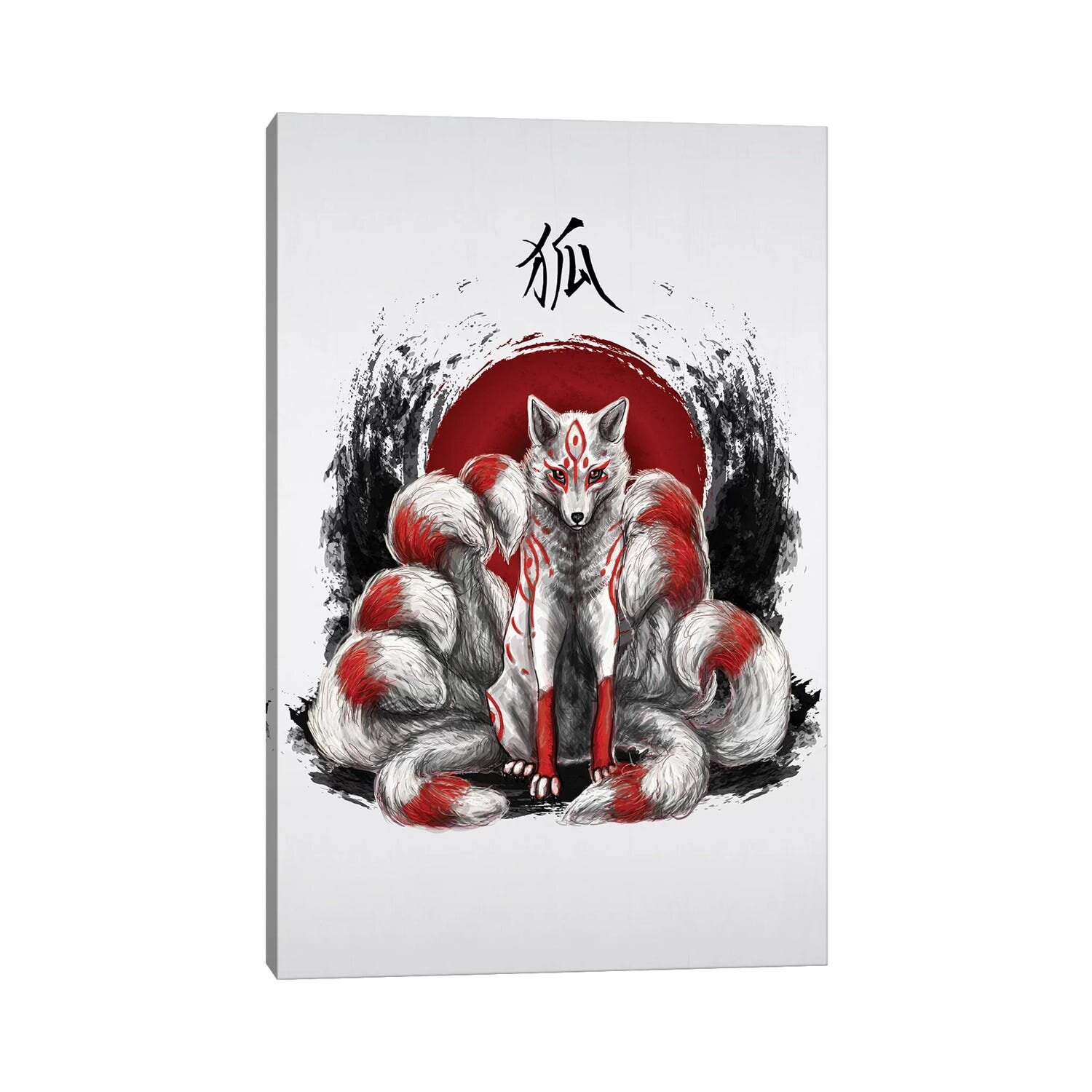 GRAPHICS & MORE Kitsune Nine-Tailed Fox Home Business Office Sign 