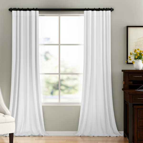 Three Posts Clem Solid Blackout Rod Pocket Single Curtain Panel Reviews Wayfair
