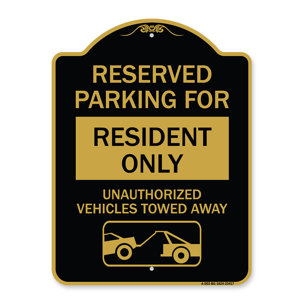 Signmission Designer Series Sign - Parking Lot Sign Reserved Parking ...