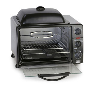 0.8 Cu. Ft. Cuisine Toaster Oven with Rotisserie and Grill/Griddle Top