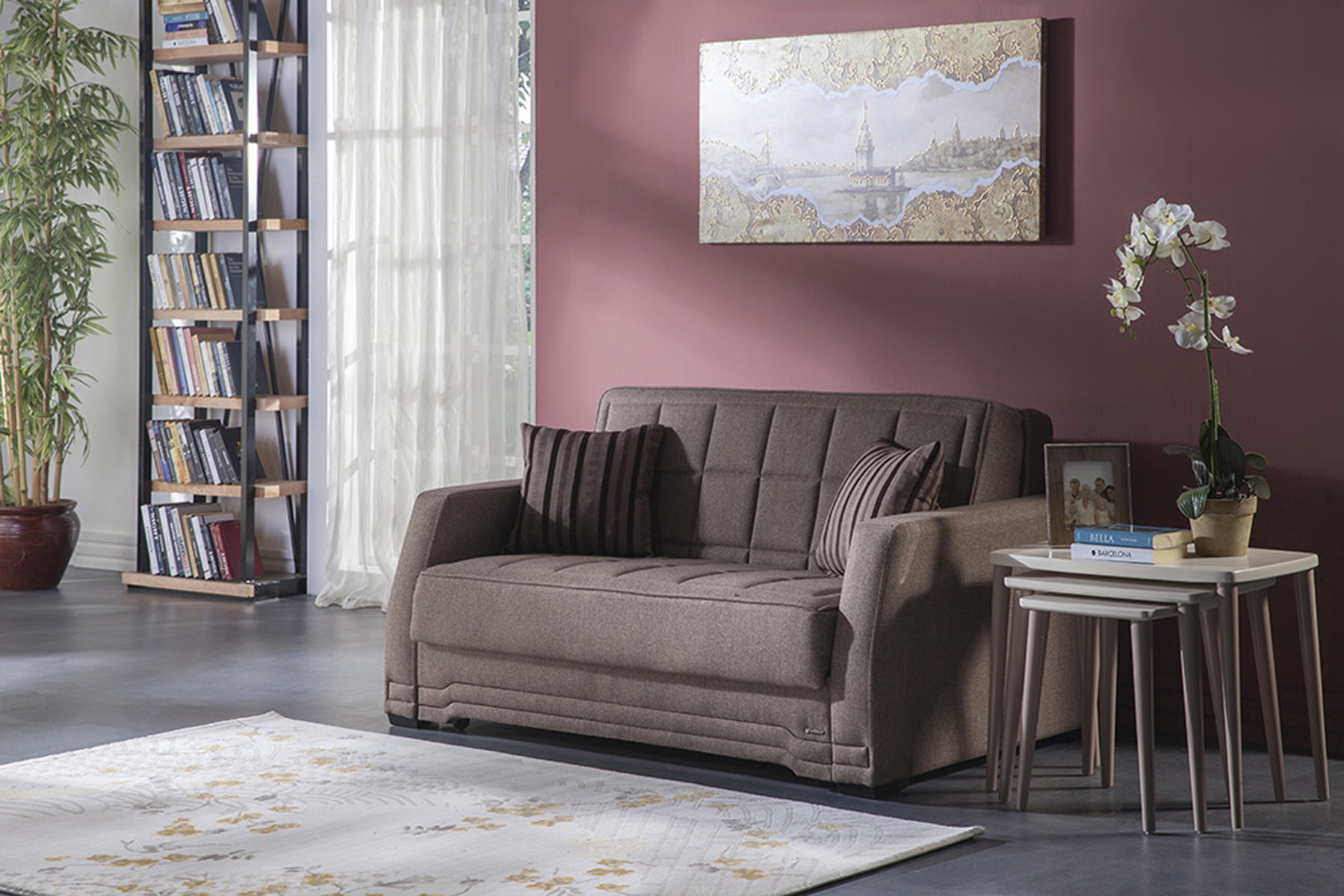 Ebern Designs Thoreau Convertible Sleeper Sofa Wayfair