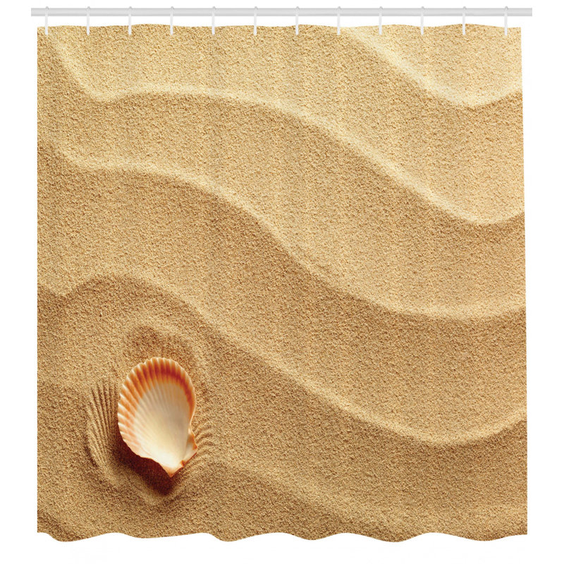 East Urban Home Little Seashell Single Shower Curtain Reviews