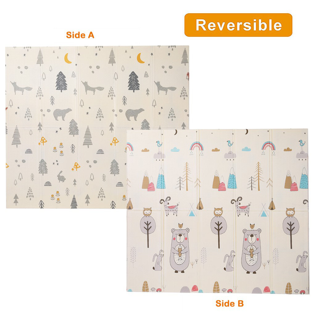 Milty Tapis De Jeu Pliable Grand Tapis De Bebe Pliant Et Reversible Pour La Salle De Jeux Et Commentaires Wayfair Ca