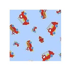 Fire Engines Fabric By The Yard