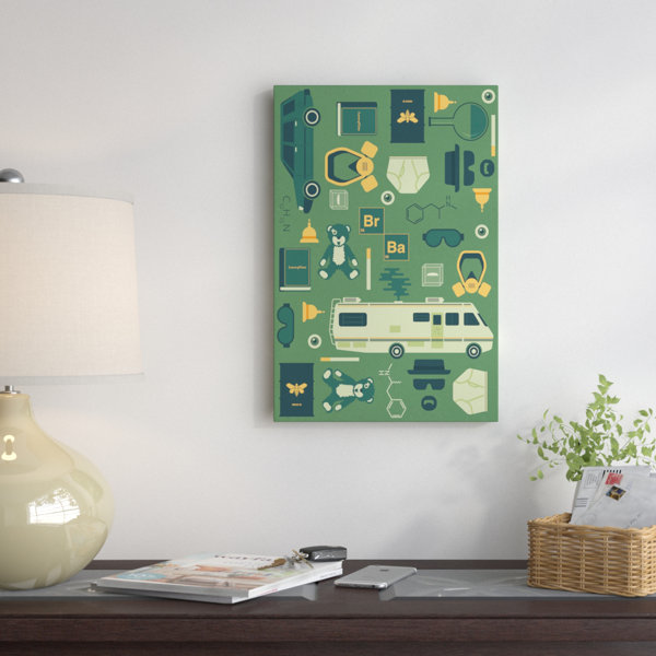 East Urban Home Breaking Bad Graphic Art Print On Wrapped Canvas