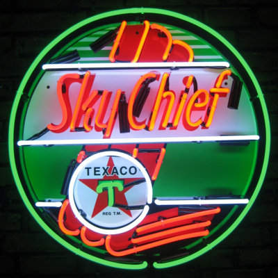 Texaco Sky Chief Neon Sign Neonetics