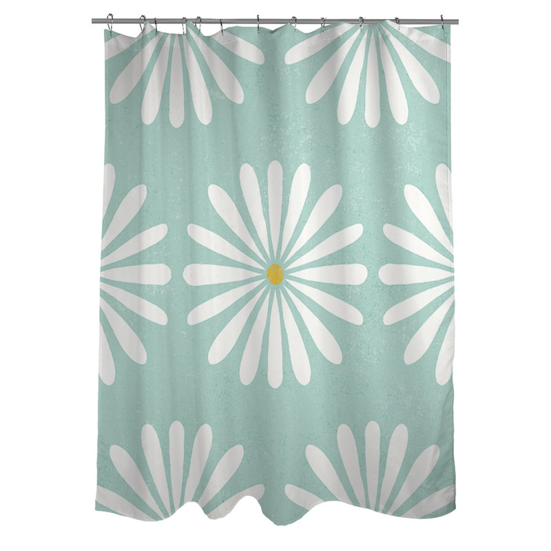 Manual Woodworkers Weavers Jar Of Sunshine Vintage Daisy Single Shower Curtain Wayfair
