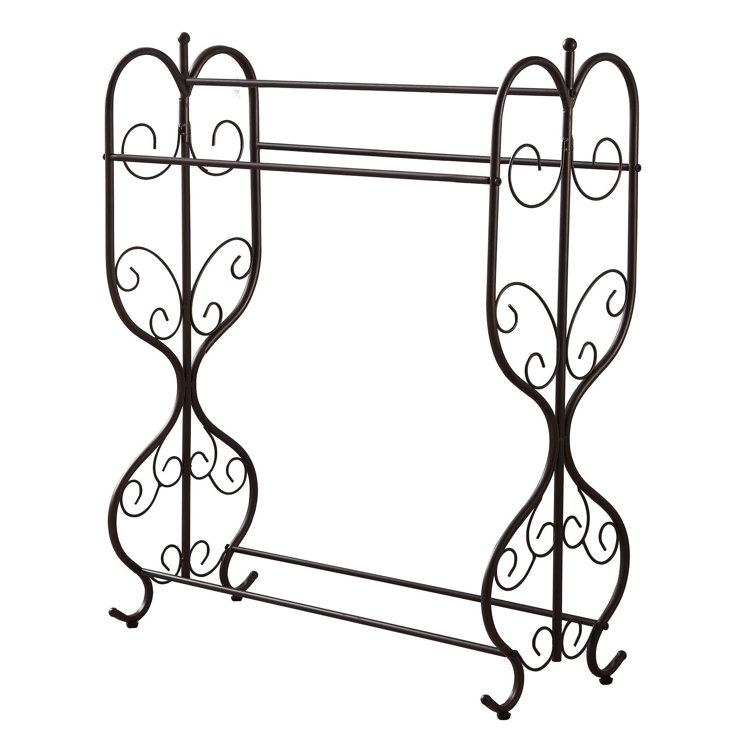 InRoom Designs Free Standing Towel Rack Stand | Wayfair