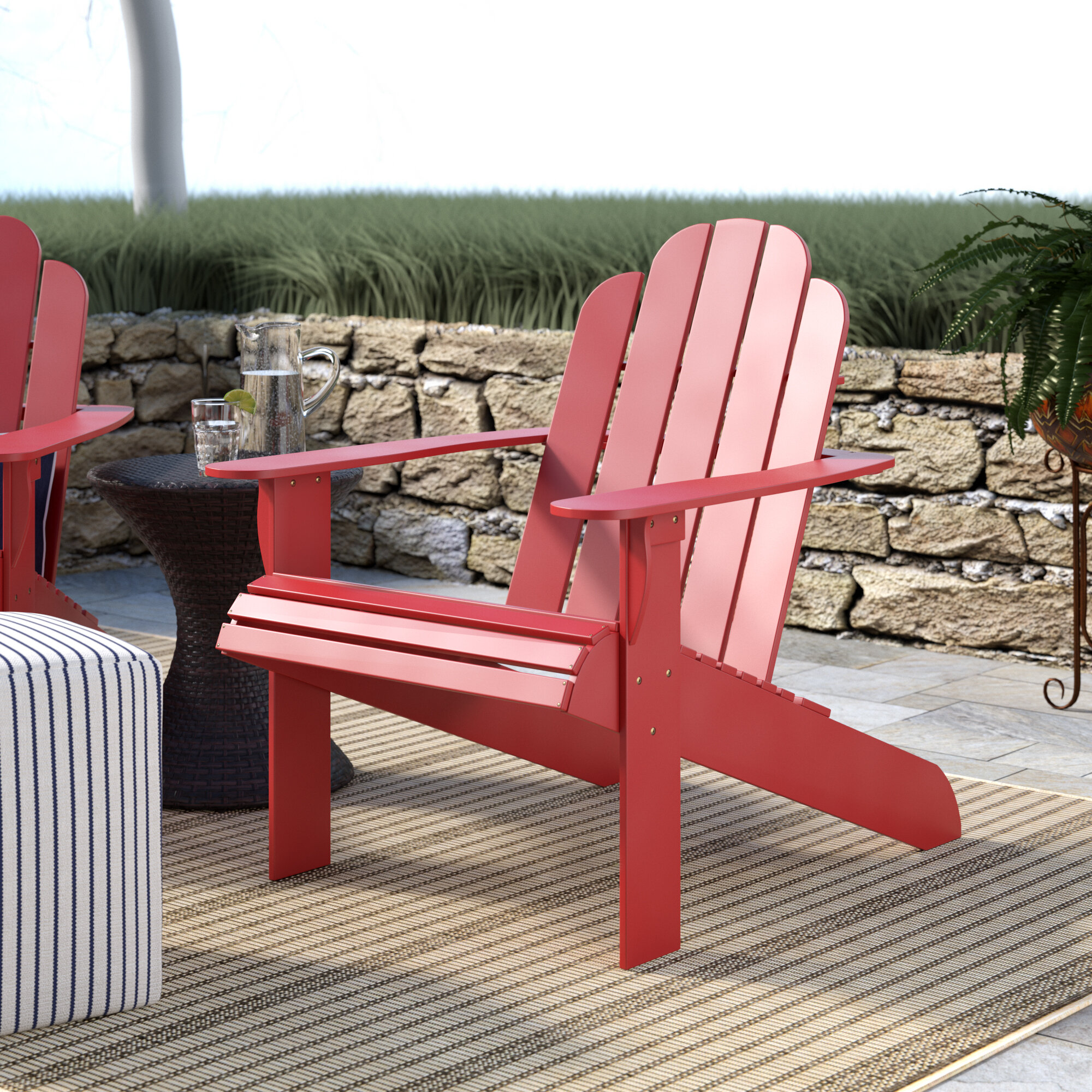 red wood adirondack chairs