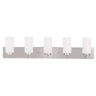 Best Kirkwood 5-Light Vanity Light By Latitude Run Wall Lights Kirkwood 5-Light Vanity Light By Latitude Run Wall Lights