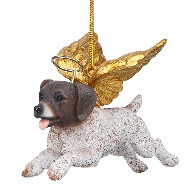 Design Toscano Pointer Dog Angel Hanging Figurine