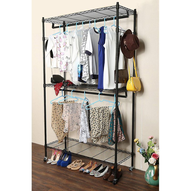 Rebrilliant Eliason 47 2 W Double Layer Mesh Garment Rack