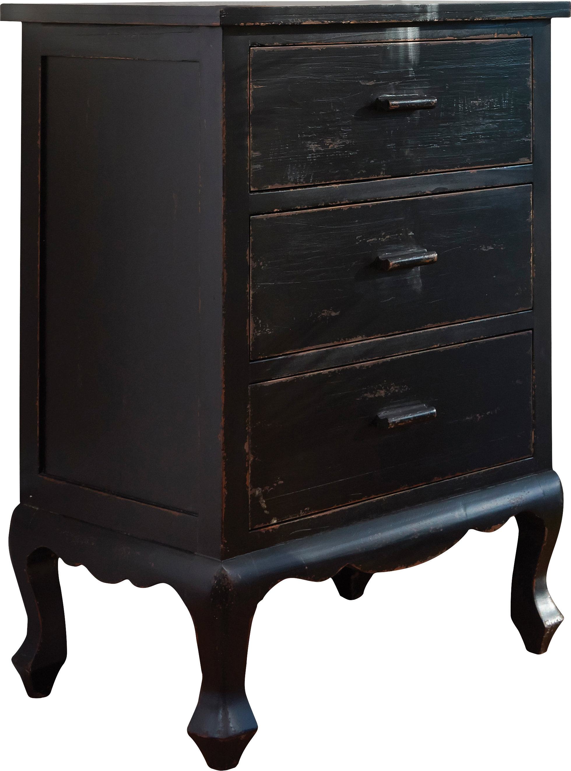 Charlton Home Sachiko 3 Drawer Aged Accent Chest Reviews Wayfair